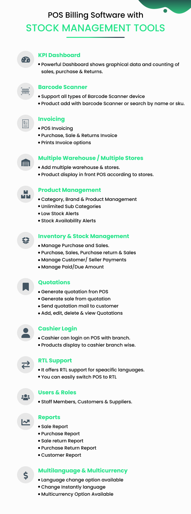 Point of Sale - Billing and Stock Management System - 2