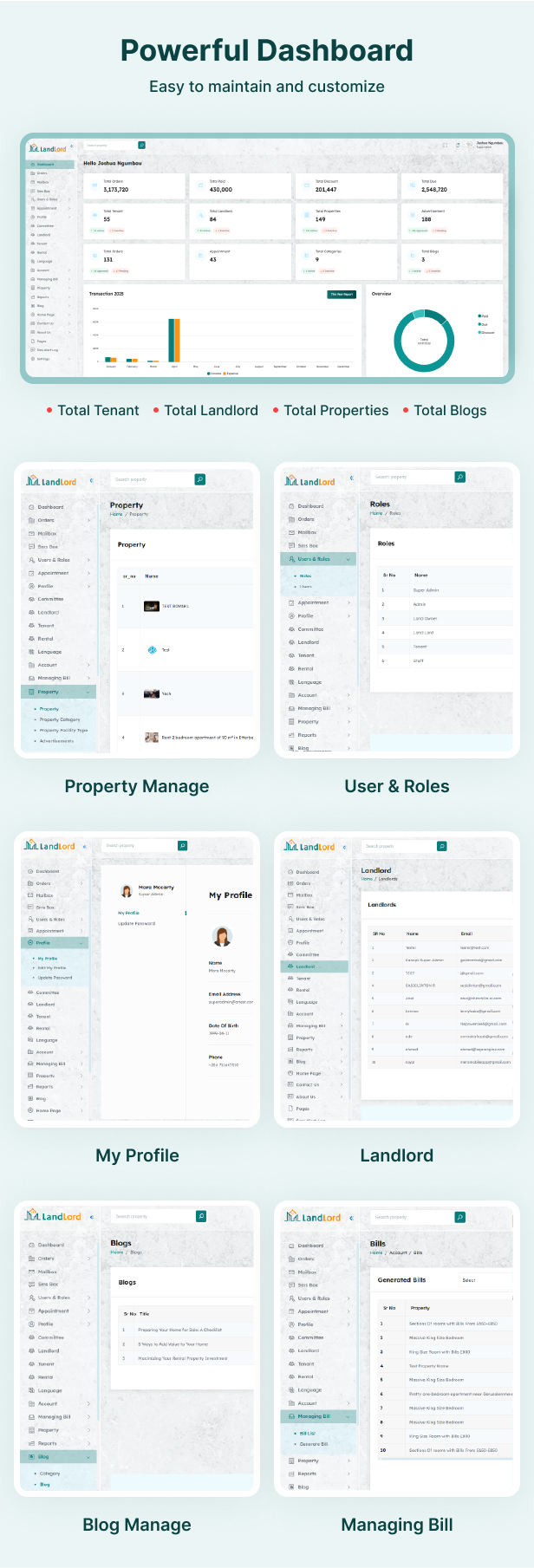 Landlord-  Property & Tenant Management System (Web + Mobile) - 6
