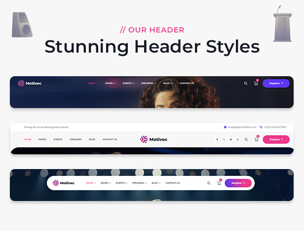 Motivec - Conference and Events WordPress Theme