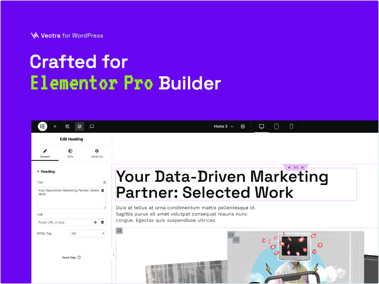 Crafted for Elementor Builder