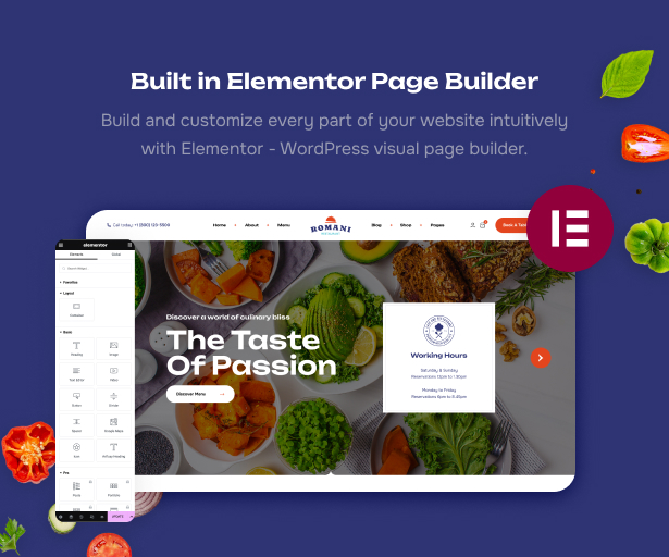 Romani - Restaurant WordPress Theme