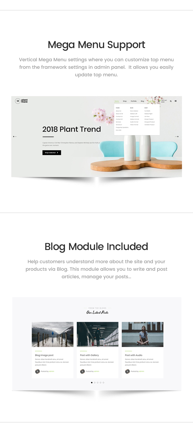 Plantmore - Responsive Theme for WooCommerce WordPress 5