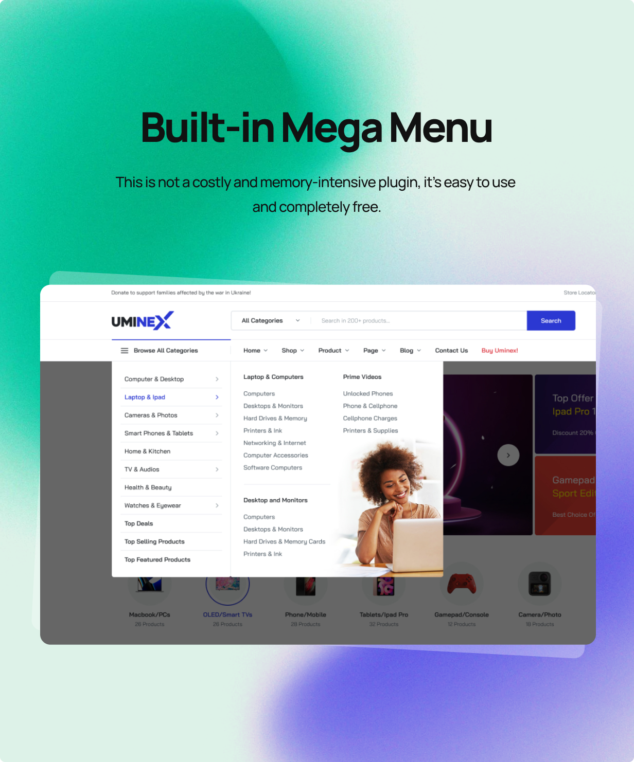 Uminex - Multipurpose WooCommerce Theme - 9