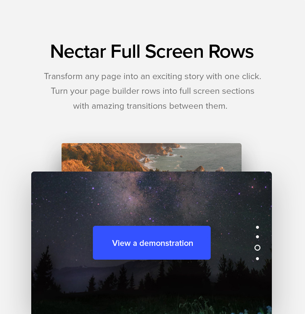 fullscreen rows