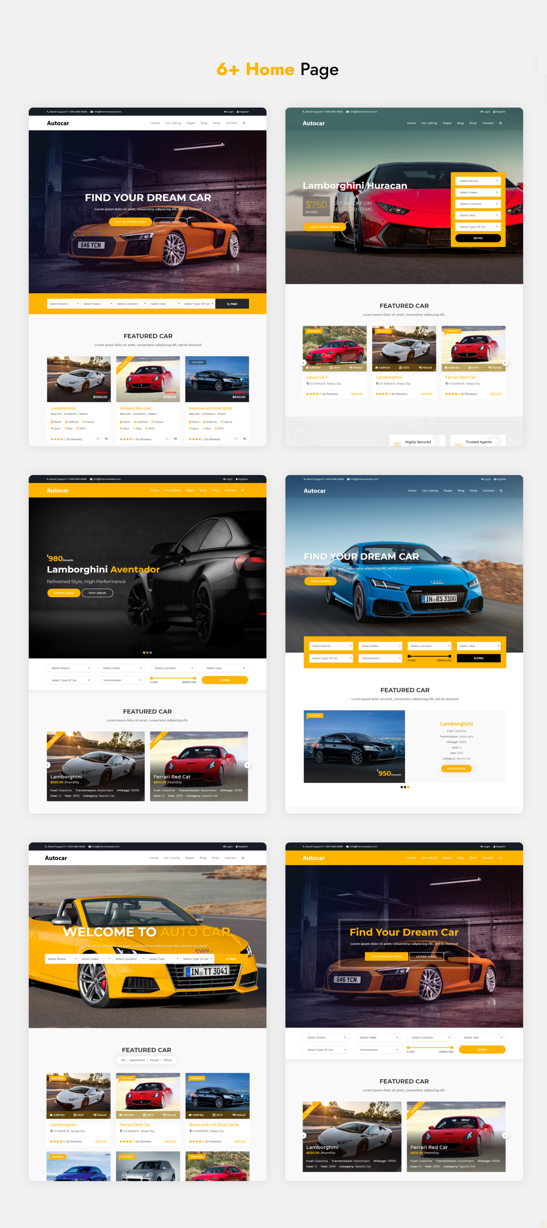 Auto Car - Automobile HTML5 Template - 7