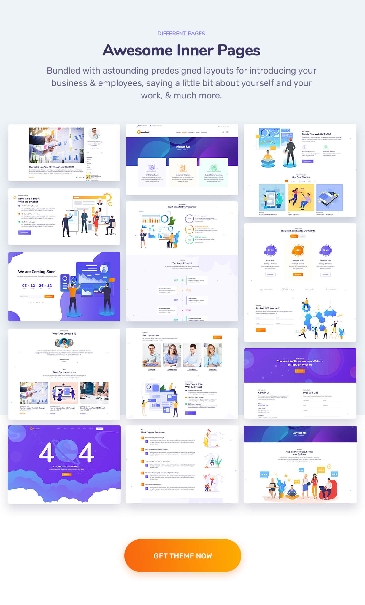 Ewebot - SEO Marketing Digital Agency WordPress Theme - 9