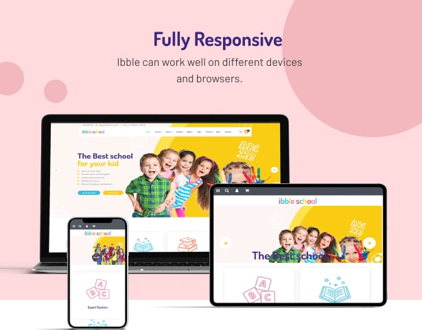 Ibble School- Education WordPress Theme responsive