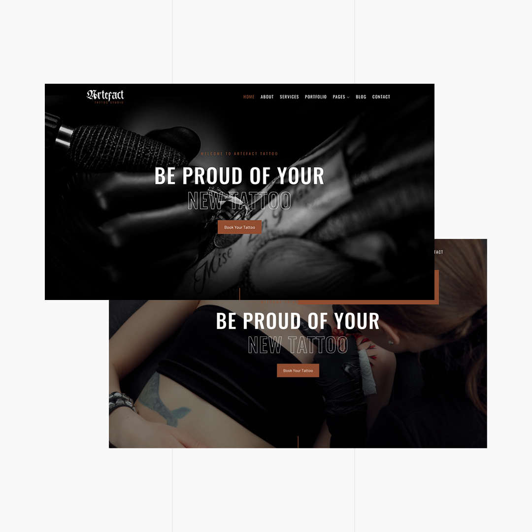 Artefact - Tattoo Piercing Studio Template