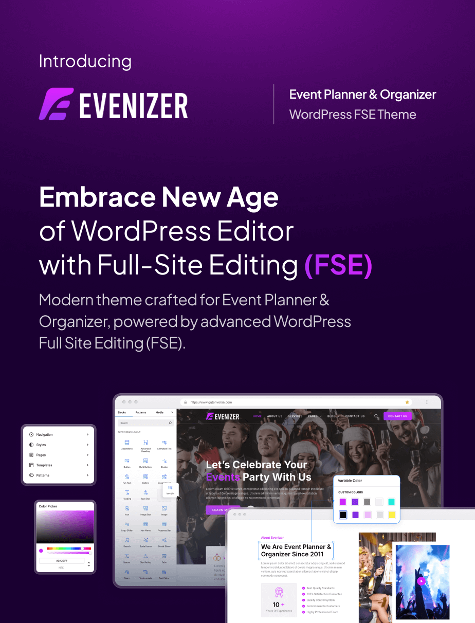 Evenizer – Event Planner & Organizer FSE WordPress Theme - 3