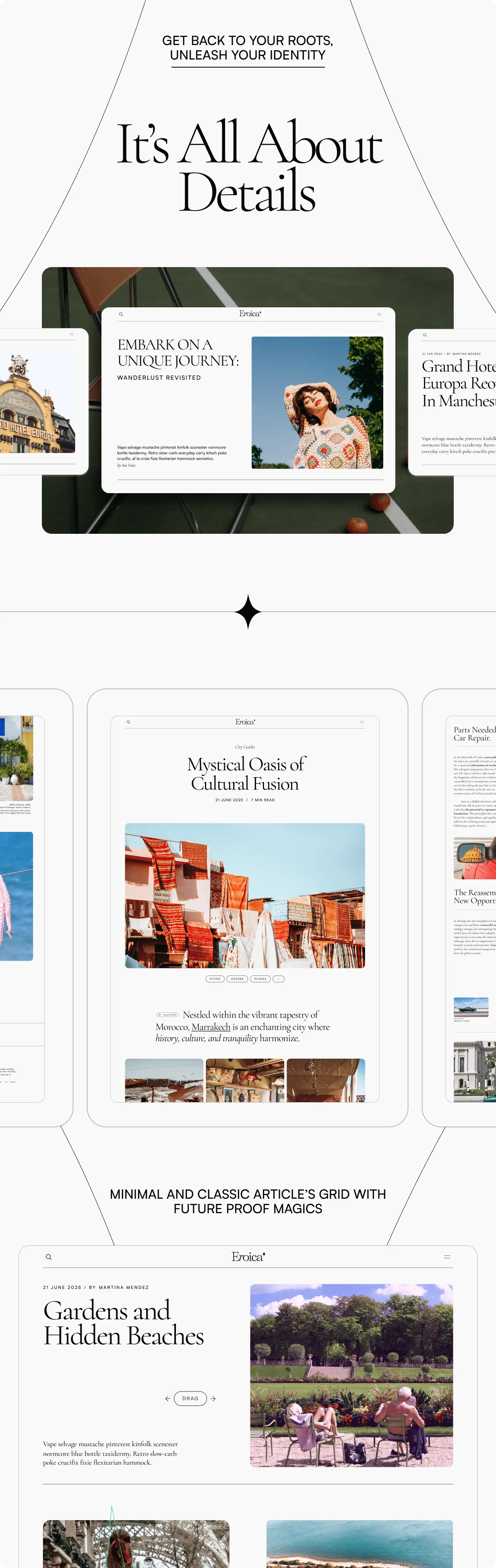 Eroica - Bold & Lightweight WordPress Blog Theme