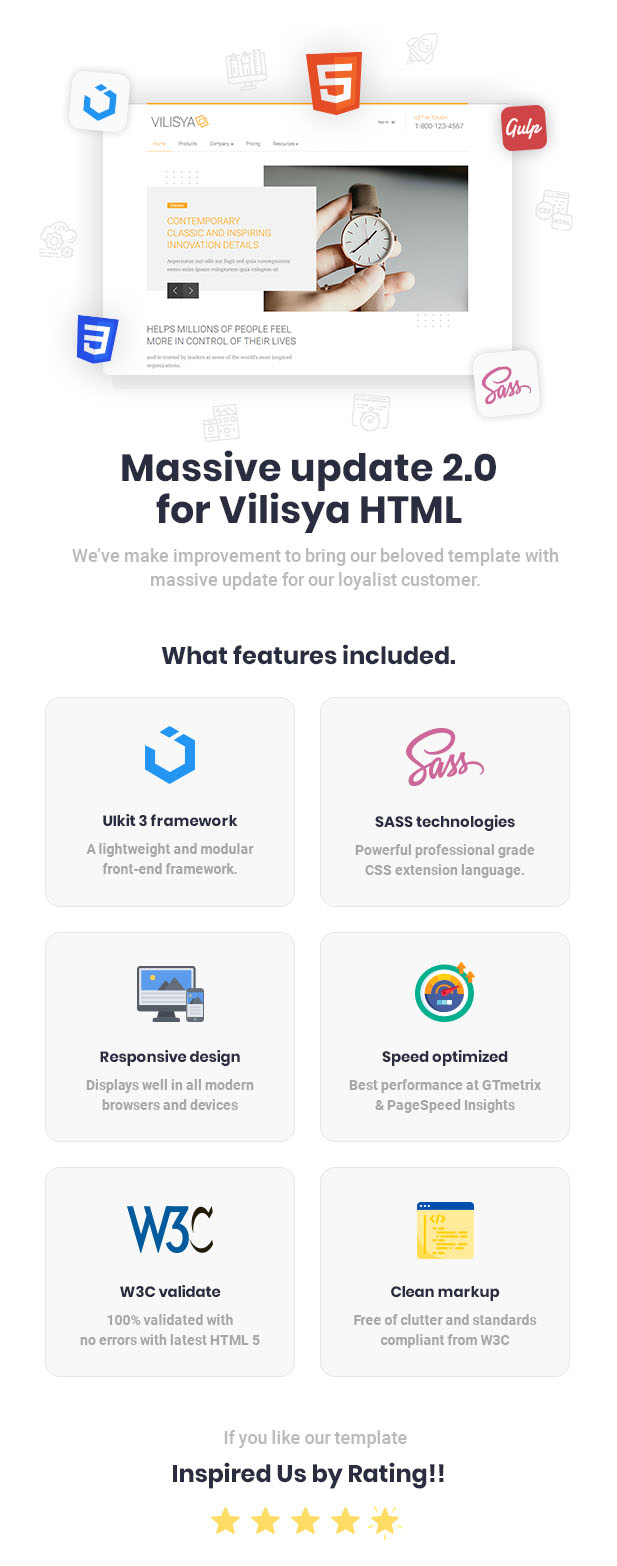 Vilisya - Minimalist Business Template 3 - 1