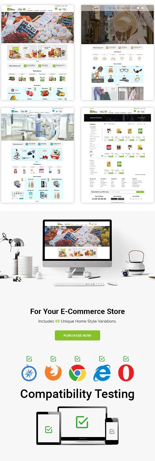 Bigmarket - Multipurpose Responsive Grocery | Drugs | Fashion Opencart 3.X Theme - 1