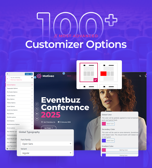 Motivec - Conference and Events WordPress Theme