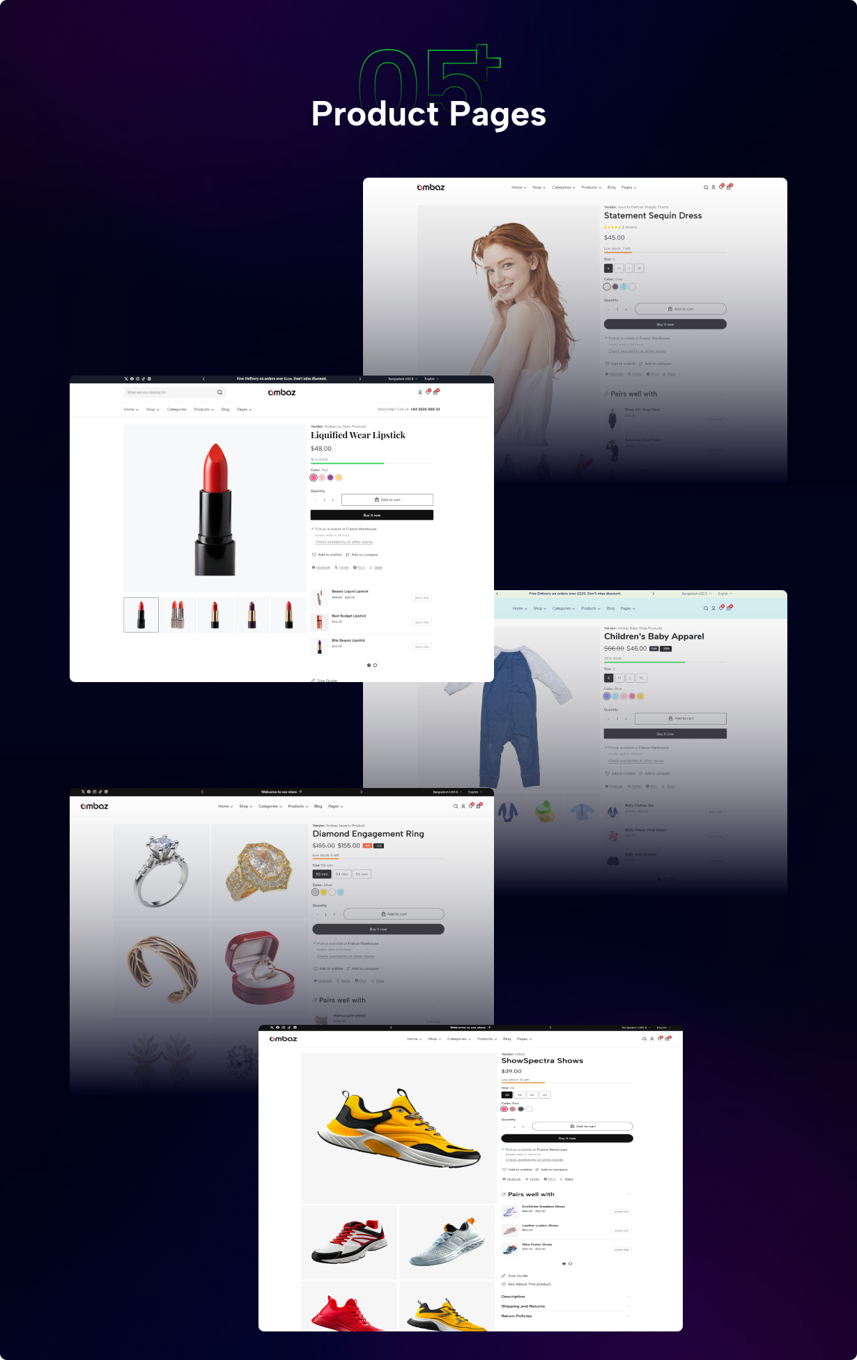 Ambaz - Multipurpose Shopify Theme