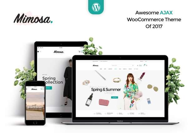 Mimosa - Minimalist AJAX WooCommerce WordPress Theme - 1