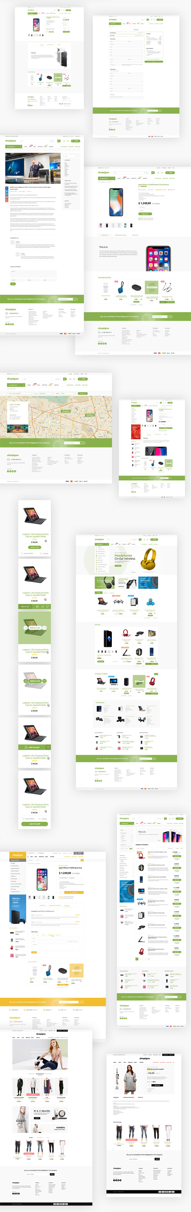 shopigoo multipurpose psd template