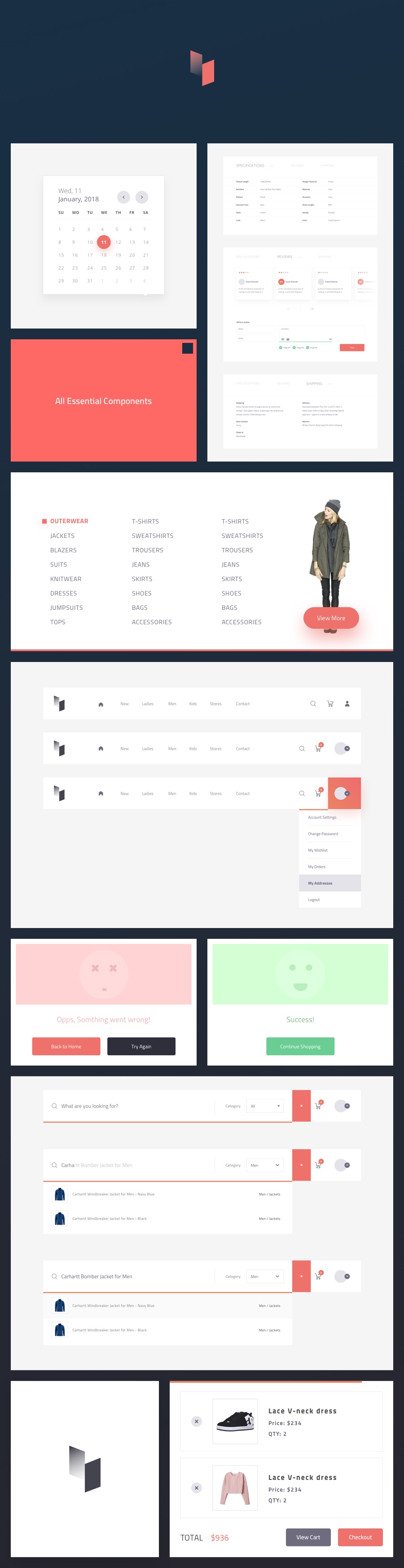 Avin A Multi-Concept Ecommerce Sketch Template - 2