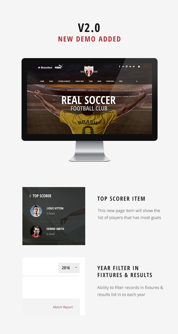 Futebol Real - Clubes Esportivos WordPress - 2