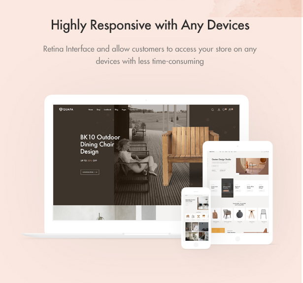 Responsive on any Devices