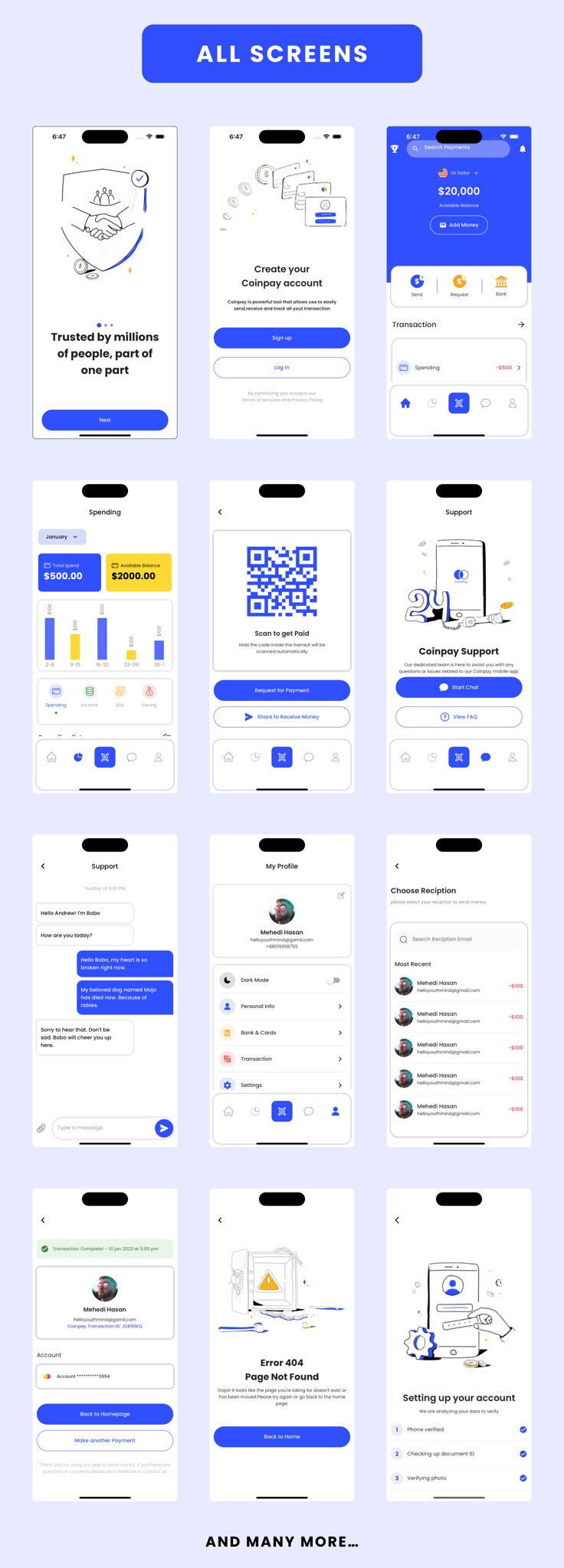 Finance App - Flutter Mobile App Template 