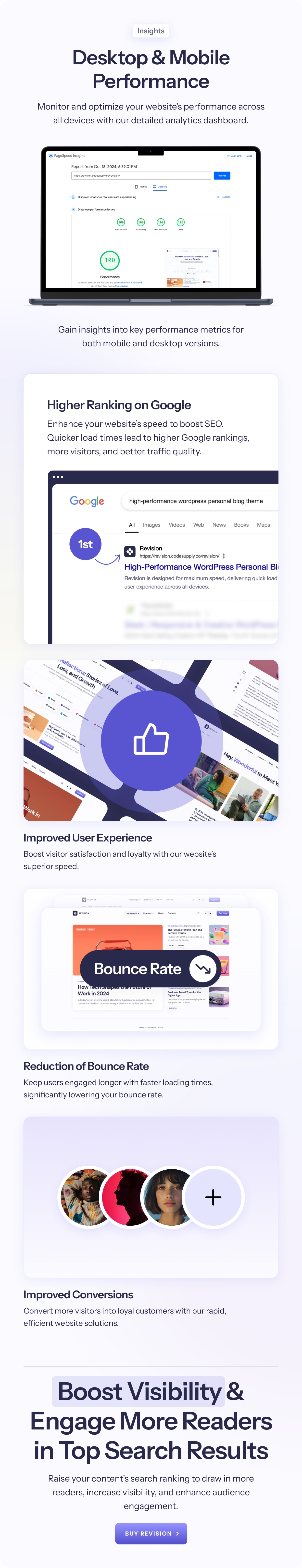 Revision - Optimized Personal Blog WordPress Theme