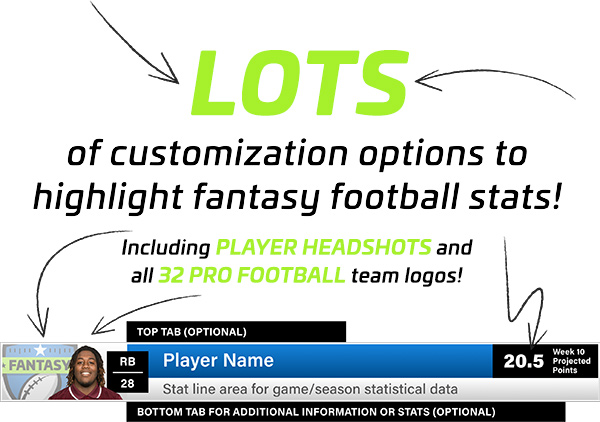 Fantasy Focus  Fantasy Football Kit, After Effects Project Files