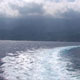 Line of Greywater of a Ship