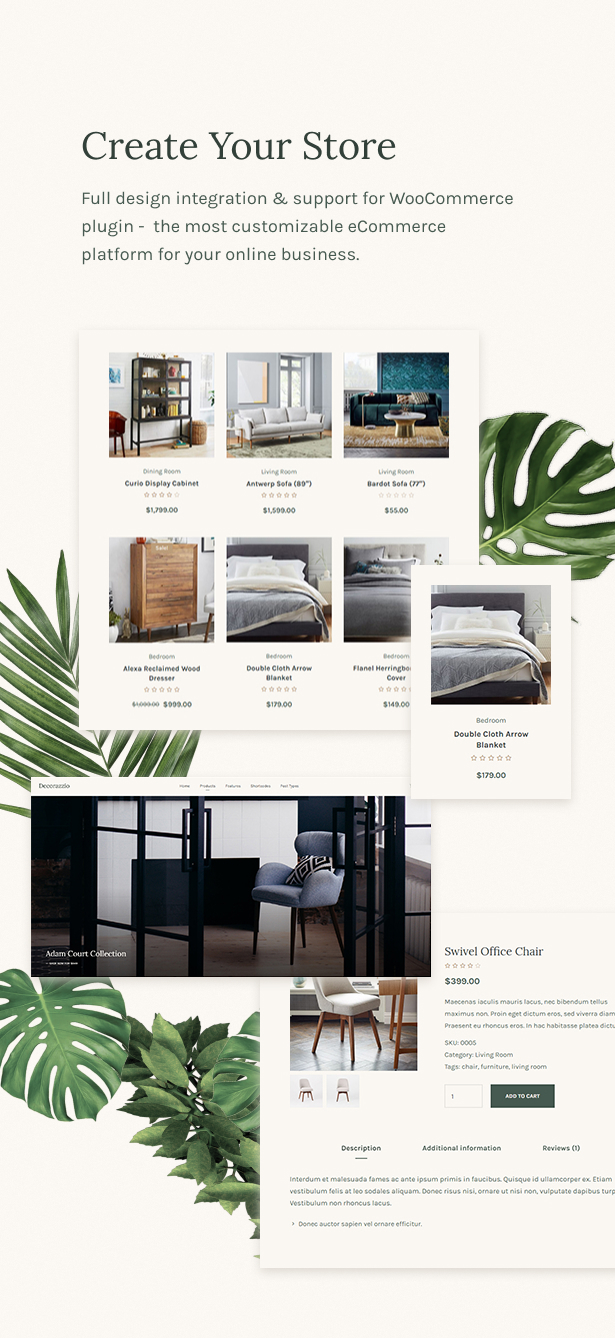 Decorazzio Interior Design And Furniture Store Wordpress Theme