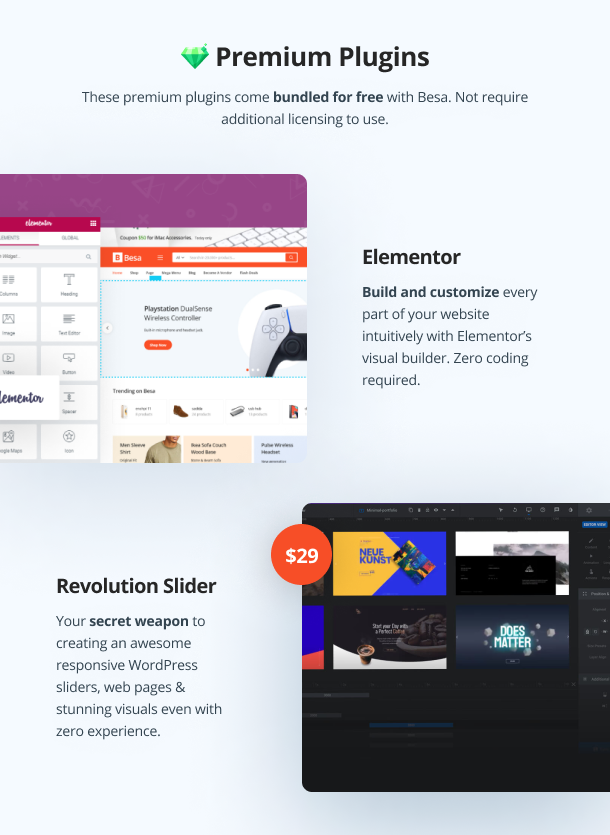 Besa - Elementor Marketplace WooCommerce Theme - 25