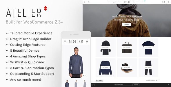 Atelier WordPress Theme