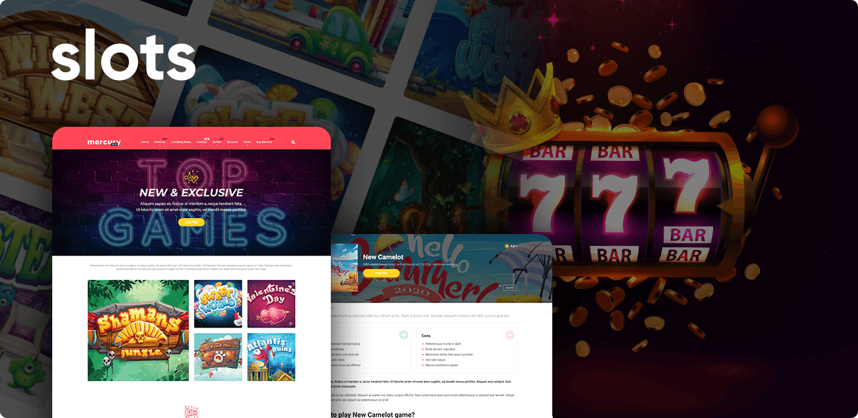 Slots & Games Affiliate WordPress Theme