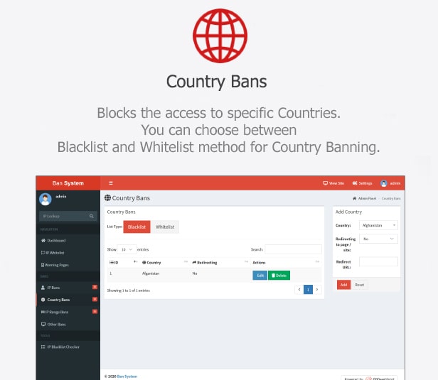 Ban System - Block Unwanted Visitors - 3