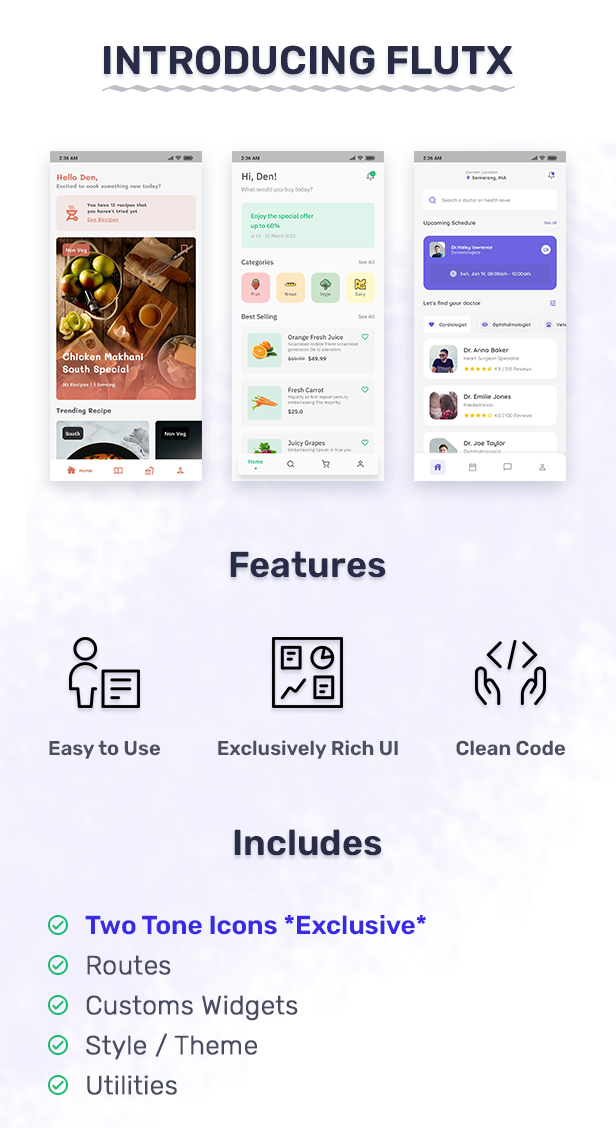 FlutKit - Flutter UI Kit - 3