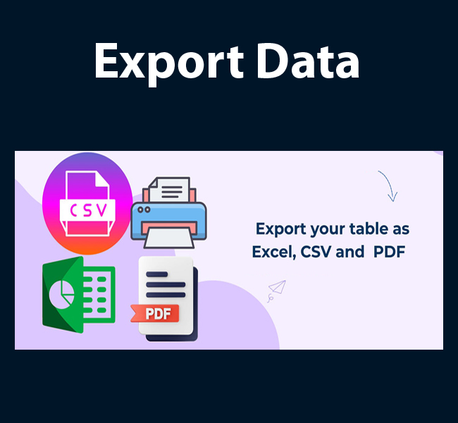 export data
