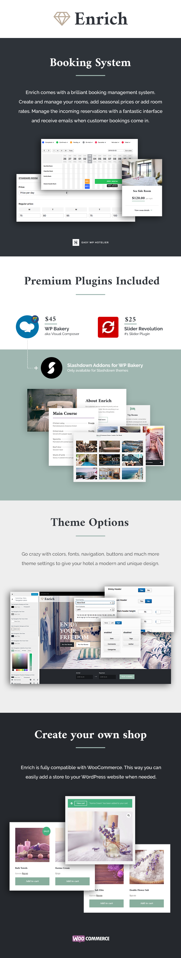 Enrich – Hotel Booking WordPress Theme