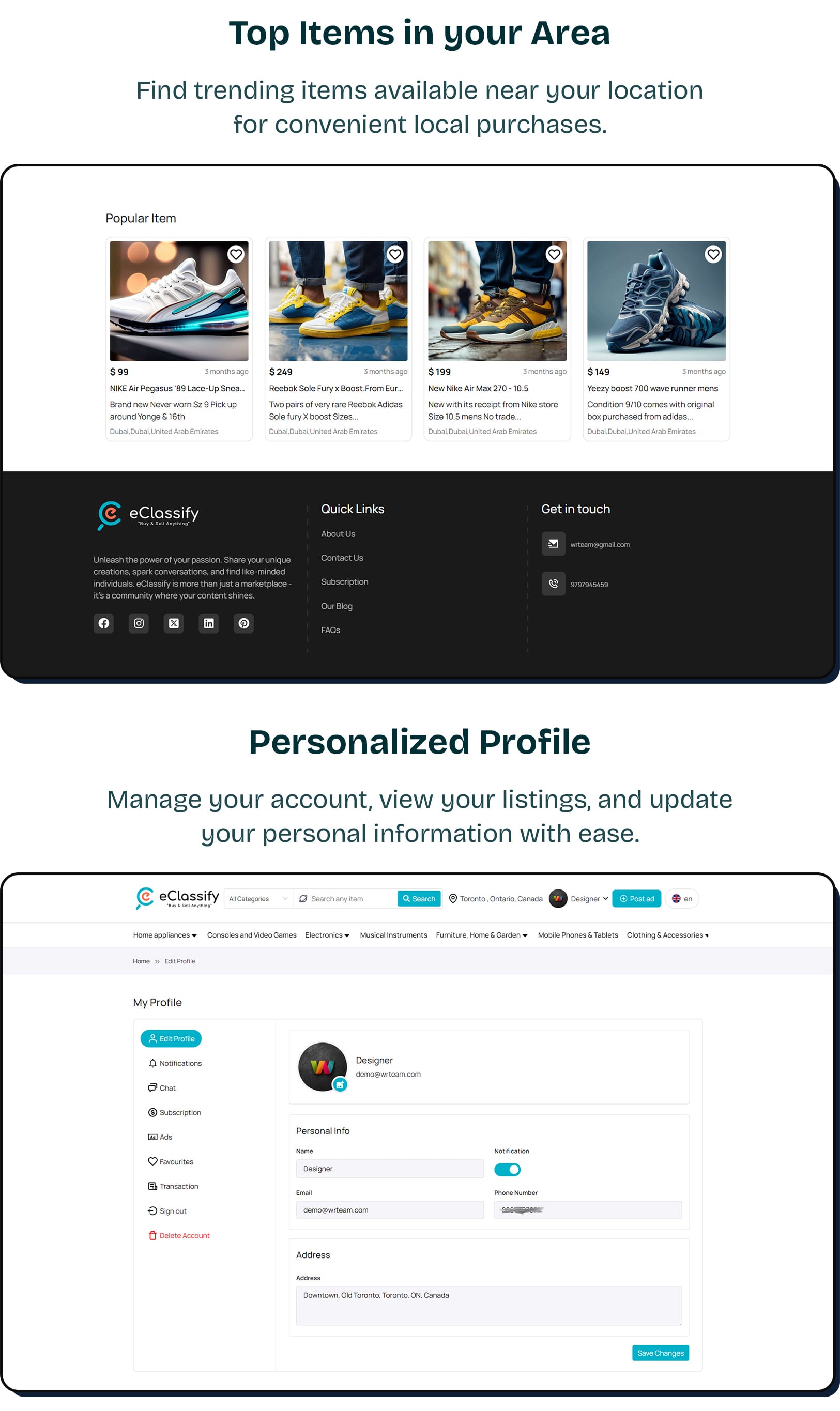 eClassify - Classified Buy and Sell Marketplace Flutter App with Laravel Admin Panel - 29