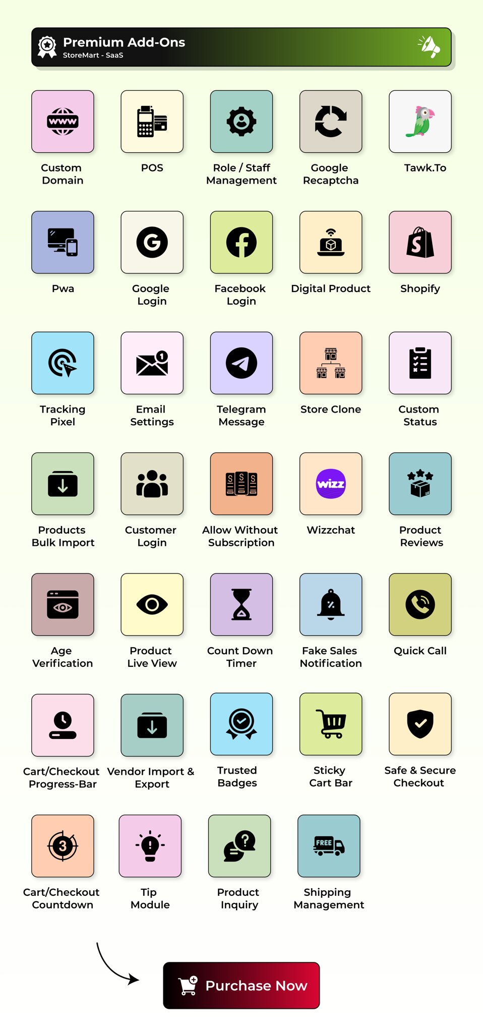 StoreMart SaaS - Online Product Selling SaaS Business Website Builder