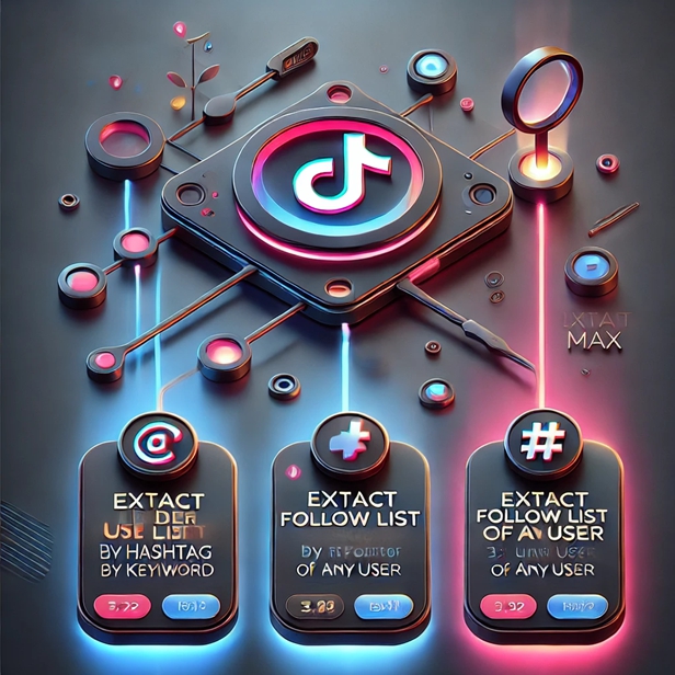 TikTok leader extractor, TikTok follows extractor, TikTok following extraction tool, TikTok user extraction, Extract TikTok followers, TikTok data extraction Hashtag extractor TikTok TikTok user list extractor