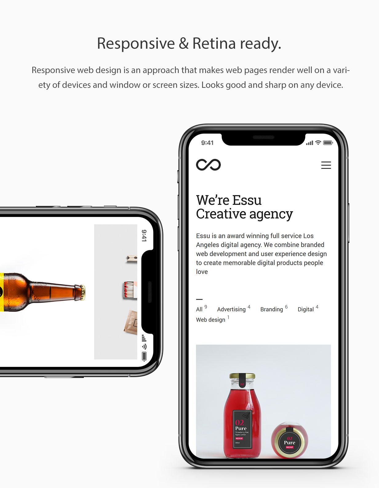 Essu - Simple Portfolio Wordpress Theme Responsive Design