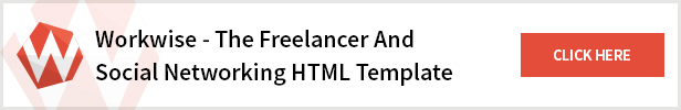 Workwise - The Freelancer And Social Networking PSD Template - 1