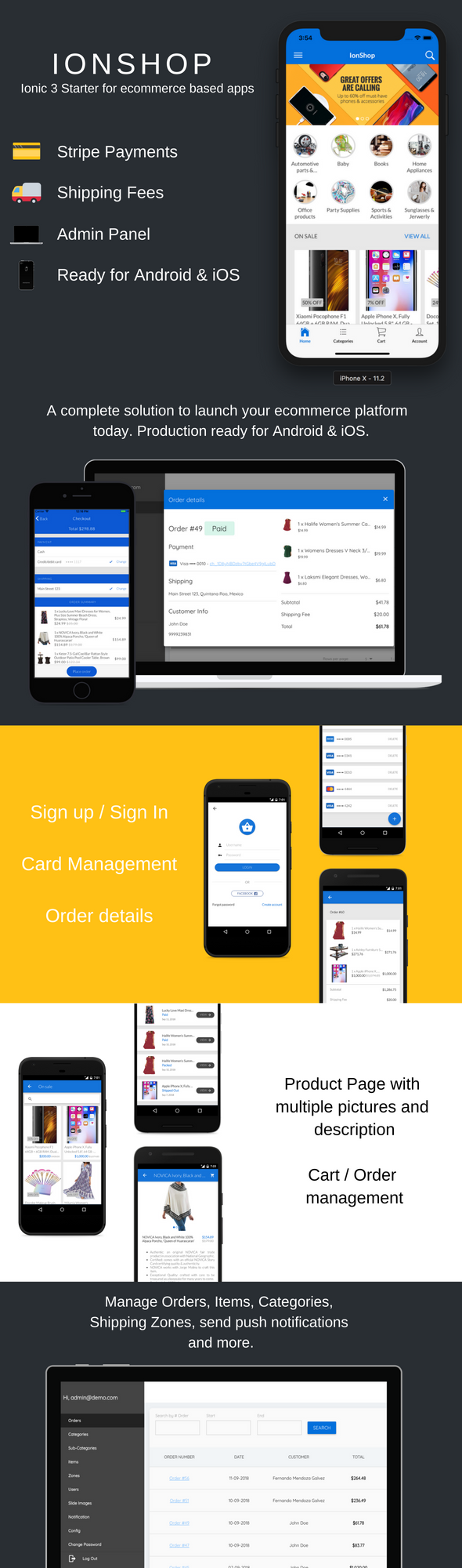 IonShop - Ionic 3 Starter for Ecommerce Based Apps - 1