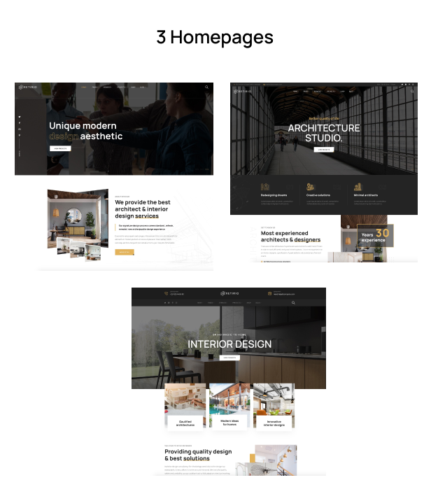 architecture and interior WordPress Theme