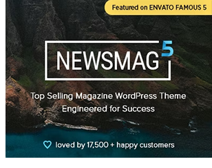 Newsmag WordPress theme by tagDiv