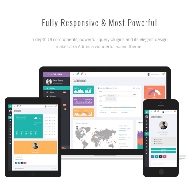 Ultra - Multi Purpose Admin Theme - 4