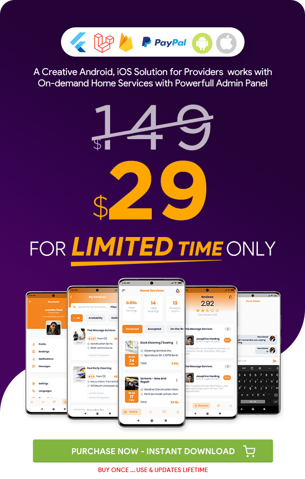 Service Provider App for On-Demand Home Services Complete Solution - 1