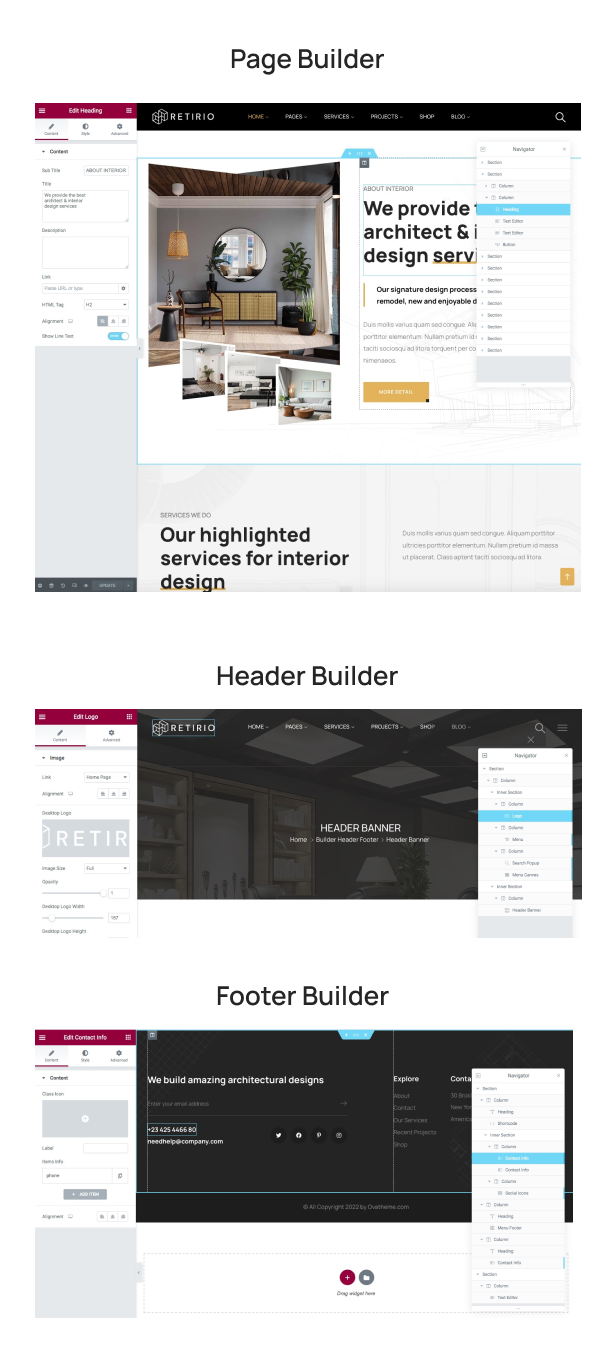 architecture and interior WordPress Theme