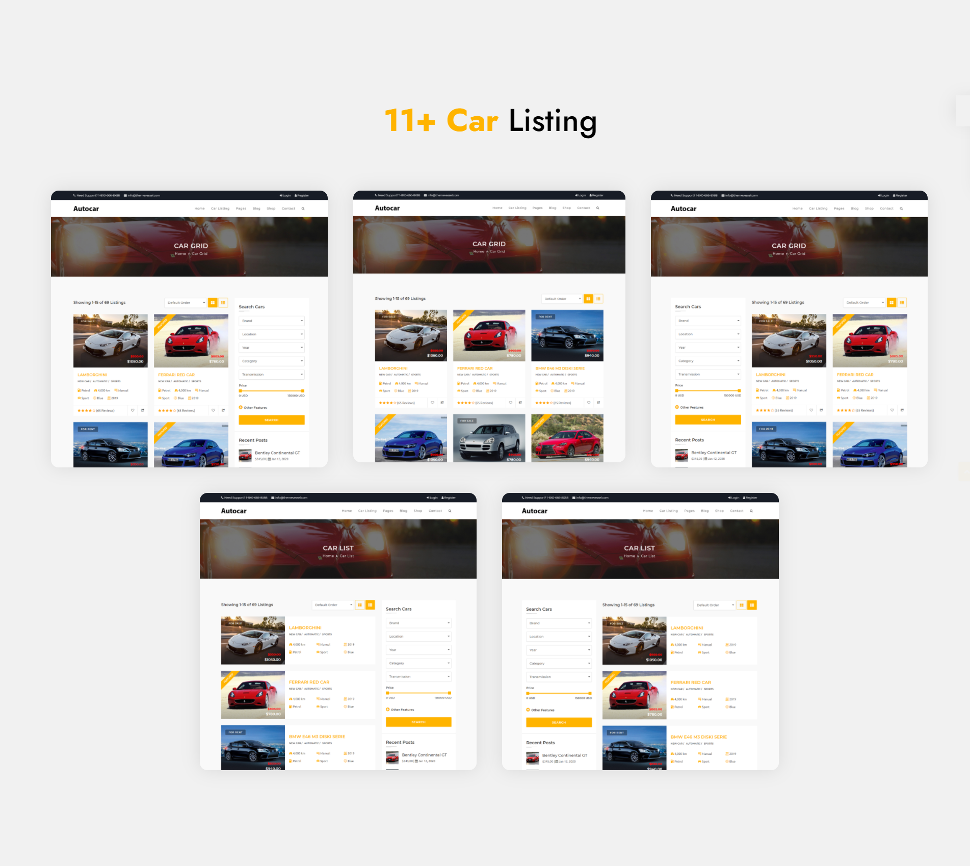 Auto Car - Automobile HTML5 Template - 8