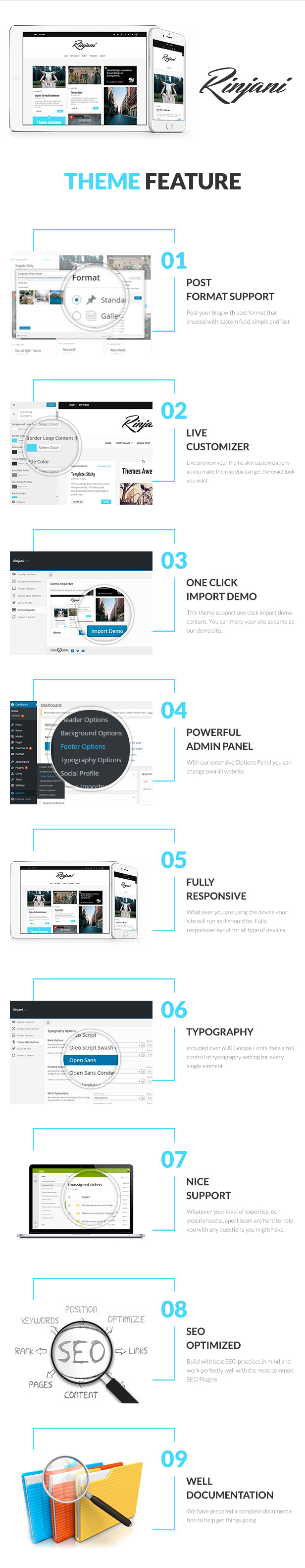 A Responsive Grid Blog Theme - Rinjani - 4