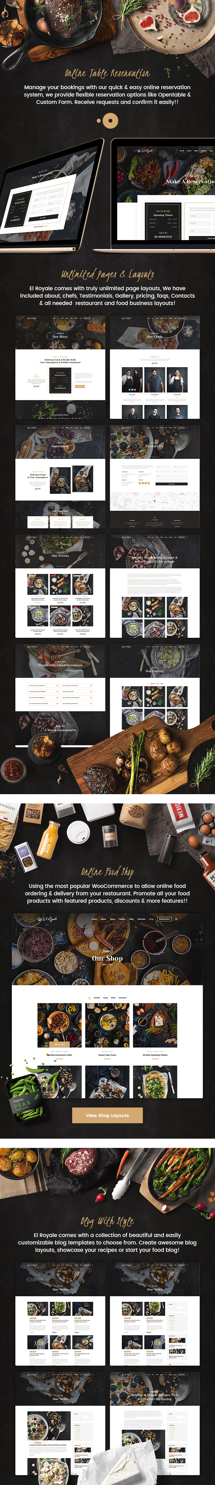Elroyale - Restaurant & Cafe HTML5 Template - 3