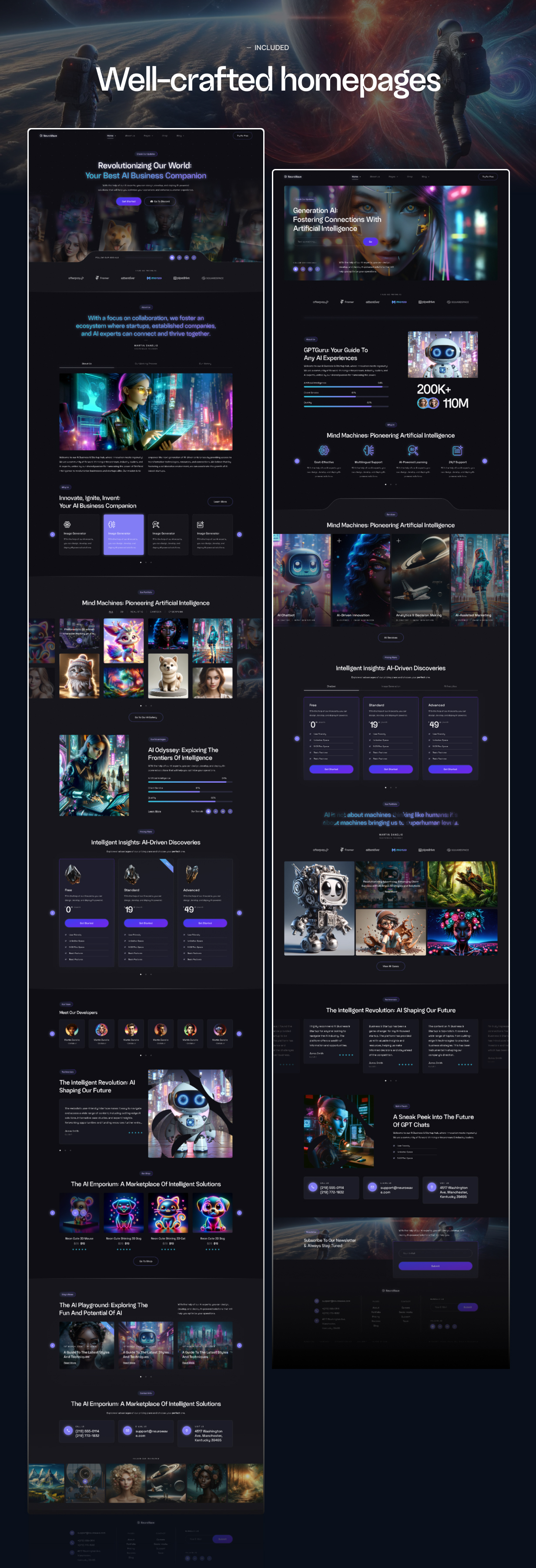 NeuroWave - AI Technology WordPress Theme - 2